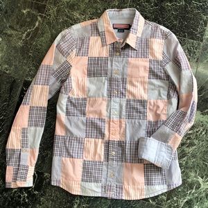 Vineyard Vines size 8  women’s madras button down